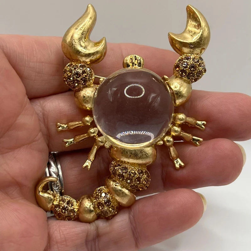 "Xalinte" Scorpion Brooch