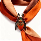 "Apollene" Beetle Buckle Scarf width=100 