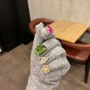"Glacella" Rhinestone Winter Gloves width=100 