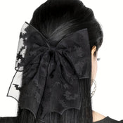 "Cuyallin" Gothic Bow Hair Clip width=100 
