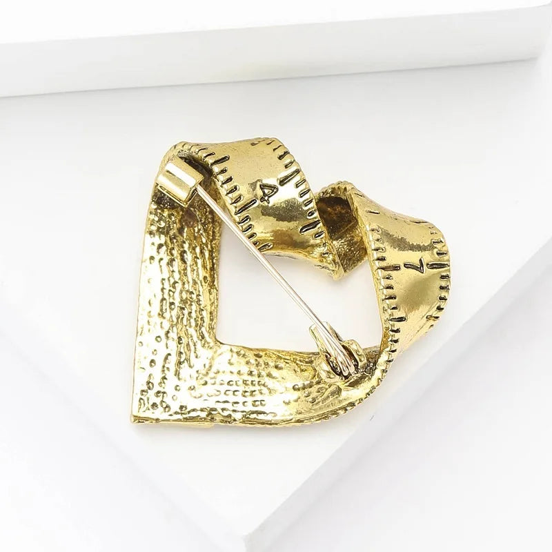 "Morwyssa" Heart Brooch