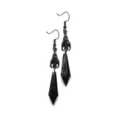 "Morvanna" Red Bat Earrings width=100 