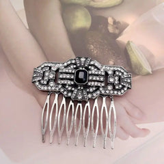 "Lumirosa" Rhinestone Hair Clip