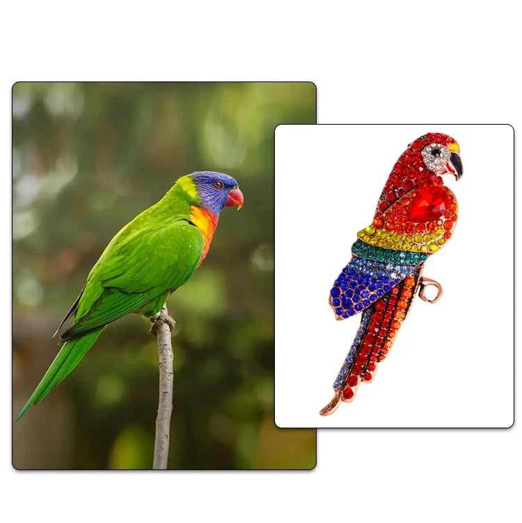 "Tullisse" Rhinestone Brooch