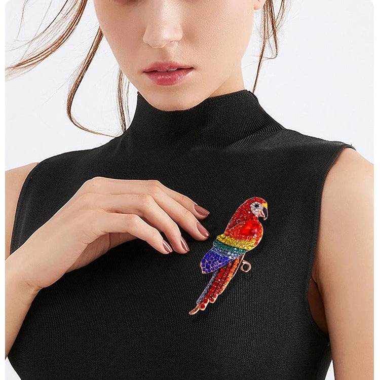 "Tullisse" Rhinestone Brooch