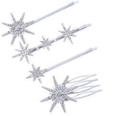 "Aureline" Bridal Hair Barrettes