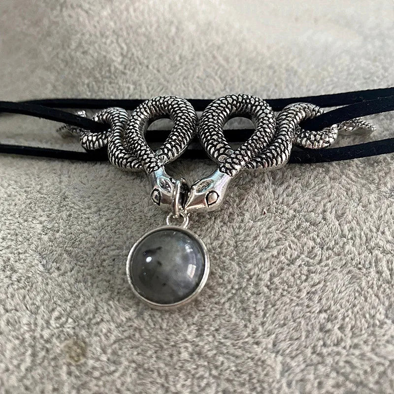 "Kheprianna" Snake Choker Necklace