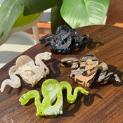 "Bathilda" Snake Hair Claw width=100 