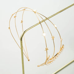 "Maia" Moon and Stars Crown