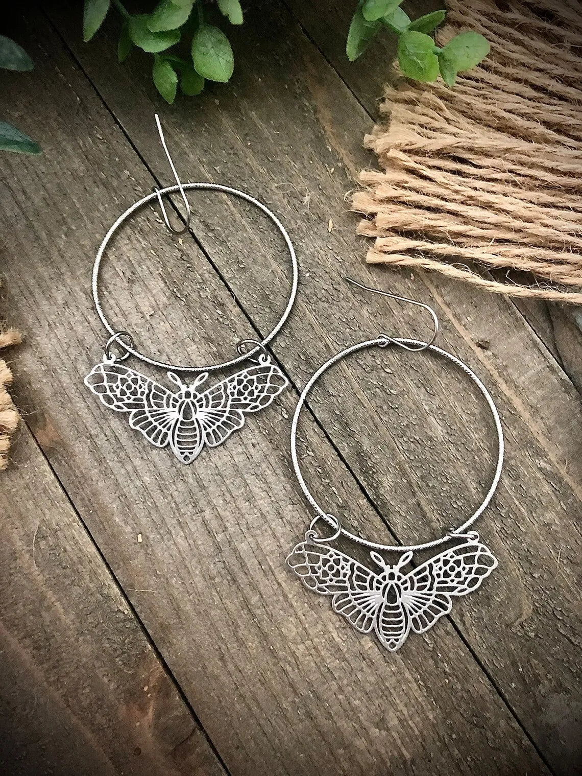 "Luminisse" Moth Earrings Collection