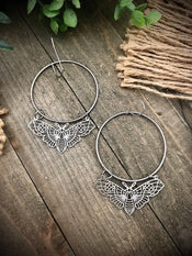 "Luminisse" Moth Earrings Collection width=100 