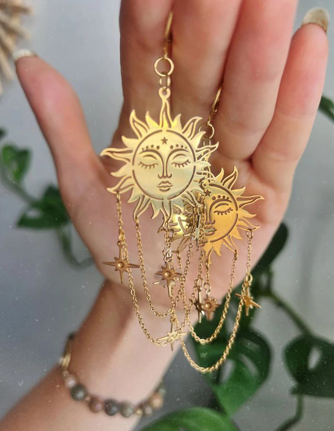 "Liviara" Sun Earrings
