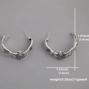 "Roslenne" Dazzling Bat Earrings width=100 