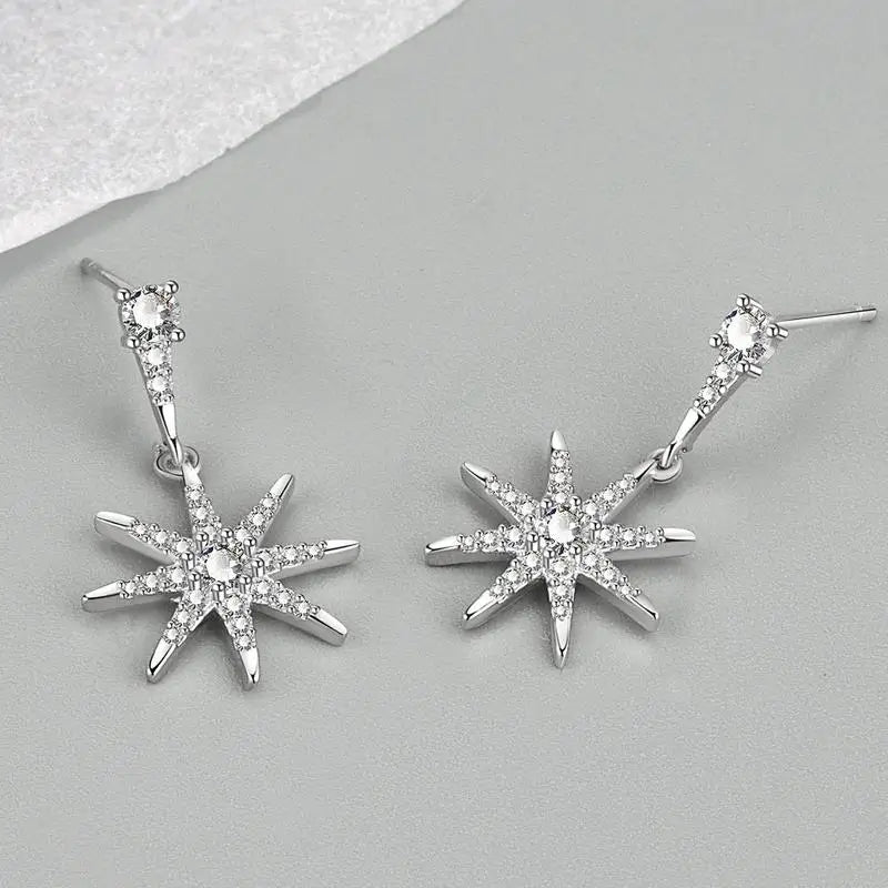 "Antheline" Star Earrings