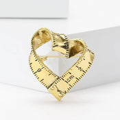 "Morwyssa" Heart Brooch width=100 