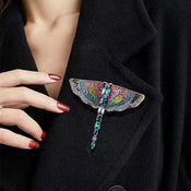 "Libellara" Dragonfly Brooch Two width=100 