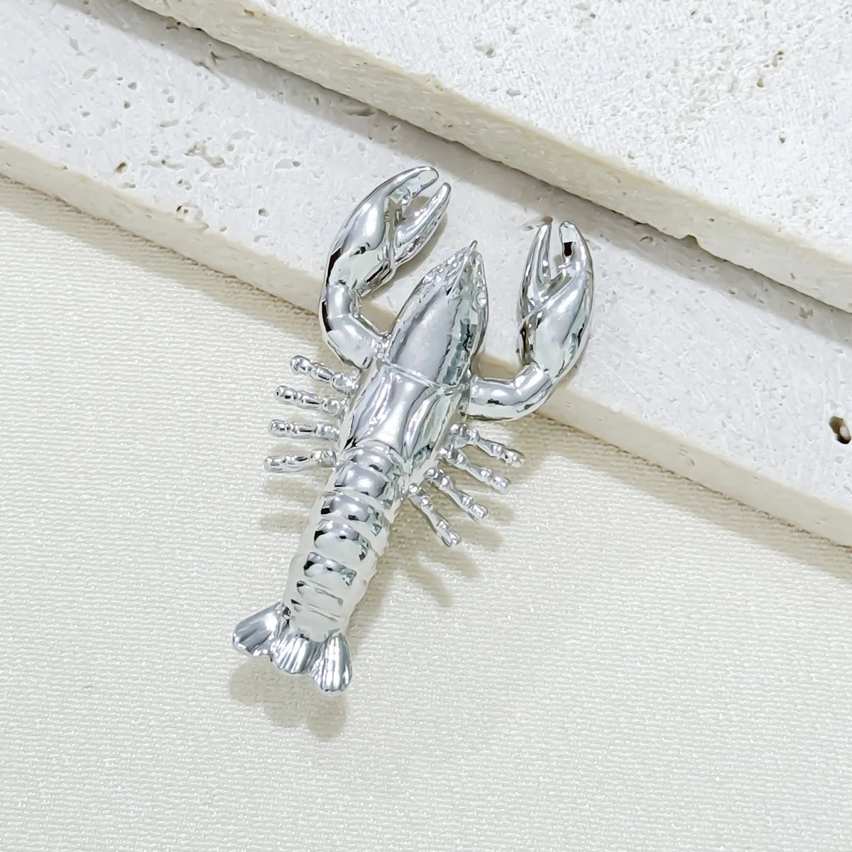 "Norwessa" Enamel Lobster Brooch