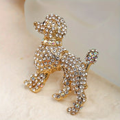 "Ellistra" Poodle Brooch width=100 