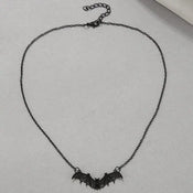 "Cassivine" Bat Pendant Necklace width=100 