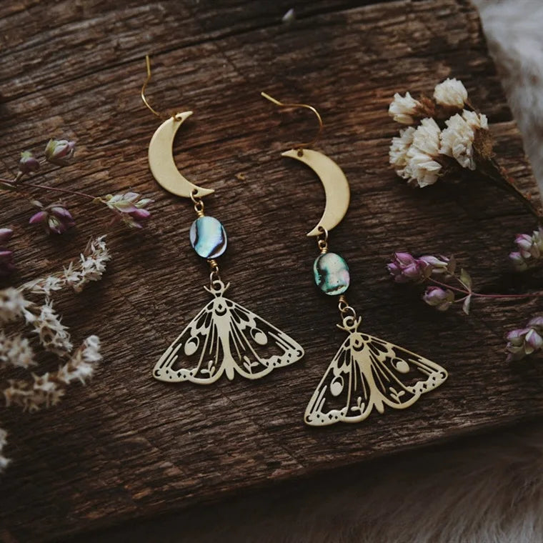 "Luminisse" Moth Earrings Collection