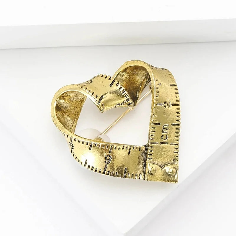 "Morwyssa" Heart Brooch