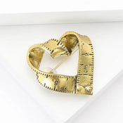 "Morwyssa" Heart Brooch width=100 