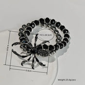 "Nahuette" Spider Beads Bracelet width=100 
