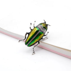 "Coletta" Fun Beetle Brooch