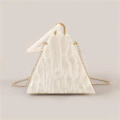 "Triangia" Pyramid Acrylic Clutch width=100 