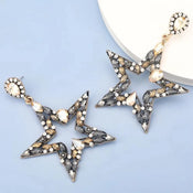 "Veylisse" Star Dangle Earrings width=100 