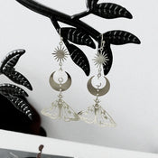 "Luminisse" Moth Earrings Collection width=100 