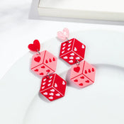 "Tlaloria" Heart Drop Earrings width=100 