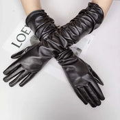 "Brunella" Leather Opera Gloves width=100 