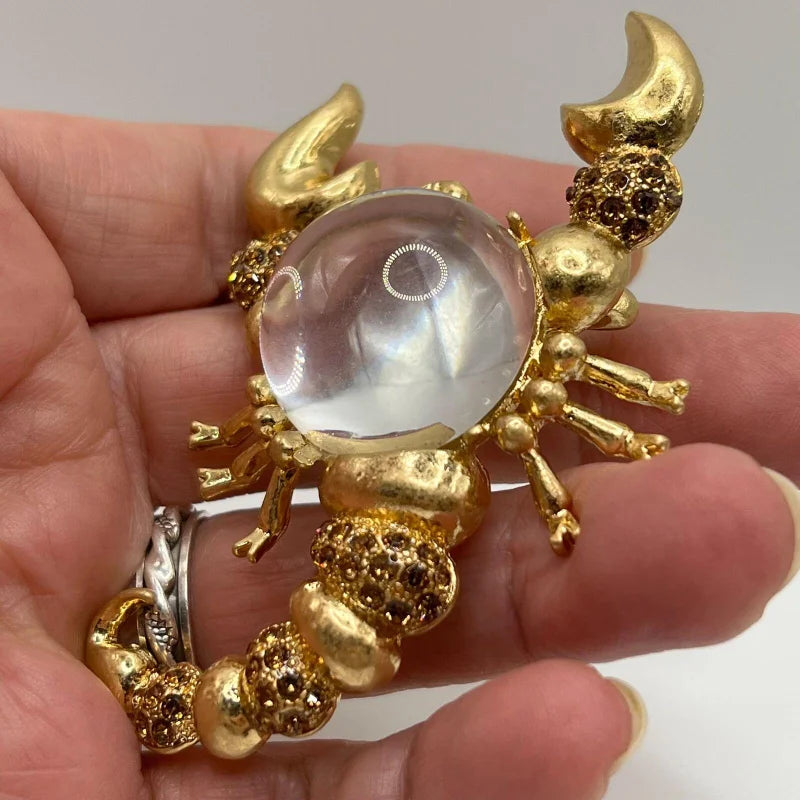 "Xalinte" Scorpion Brooch
