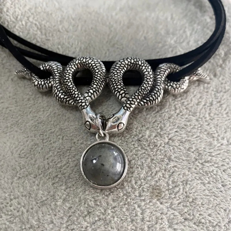 "Kheprianna" Snake Choker Necklace