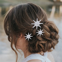 "Aureline" Bridal Hair Barrettes