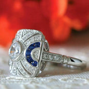 "Varenius" Rhinestone Band width=100 