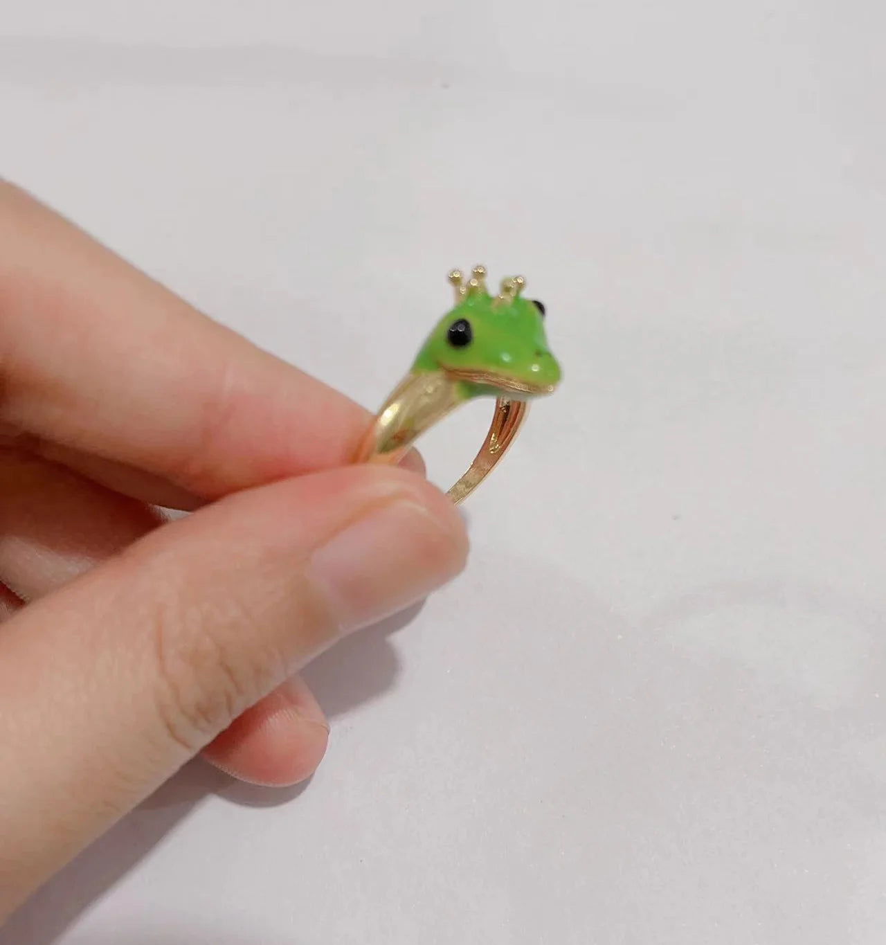 "Aurelyssia" Frog Prince Ring