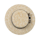 "Buster" Pork Pie Straw Hat width=100 