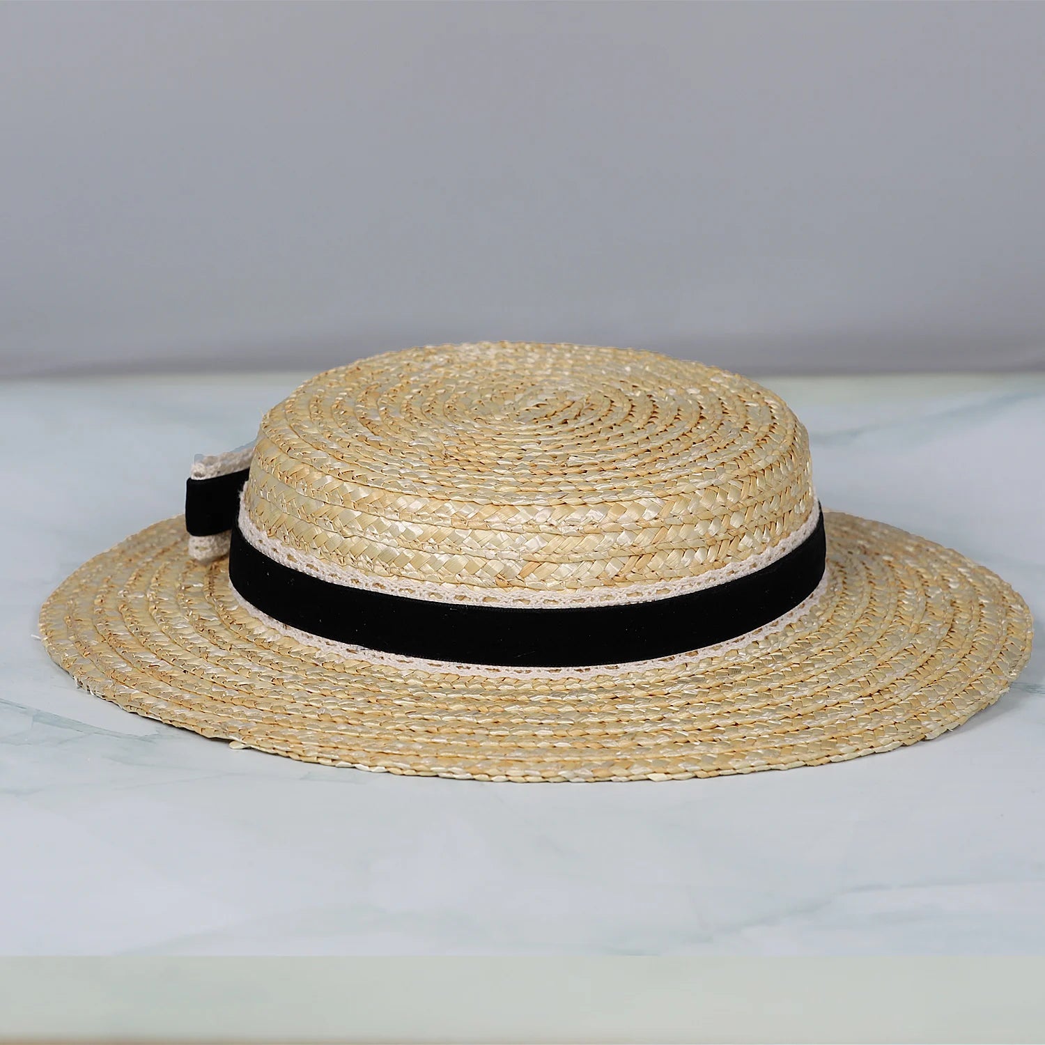 "Buster" Pork Pie Straw Hat