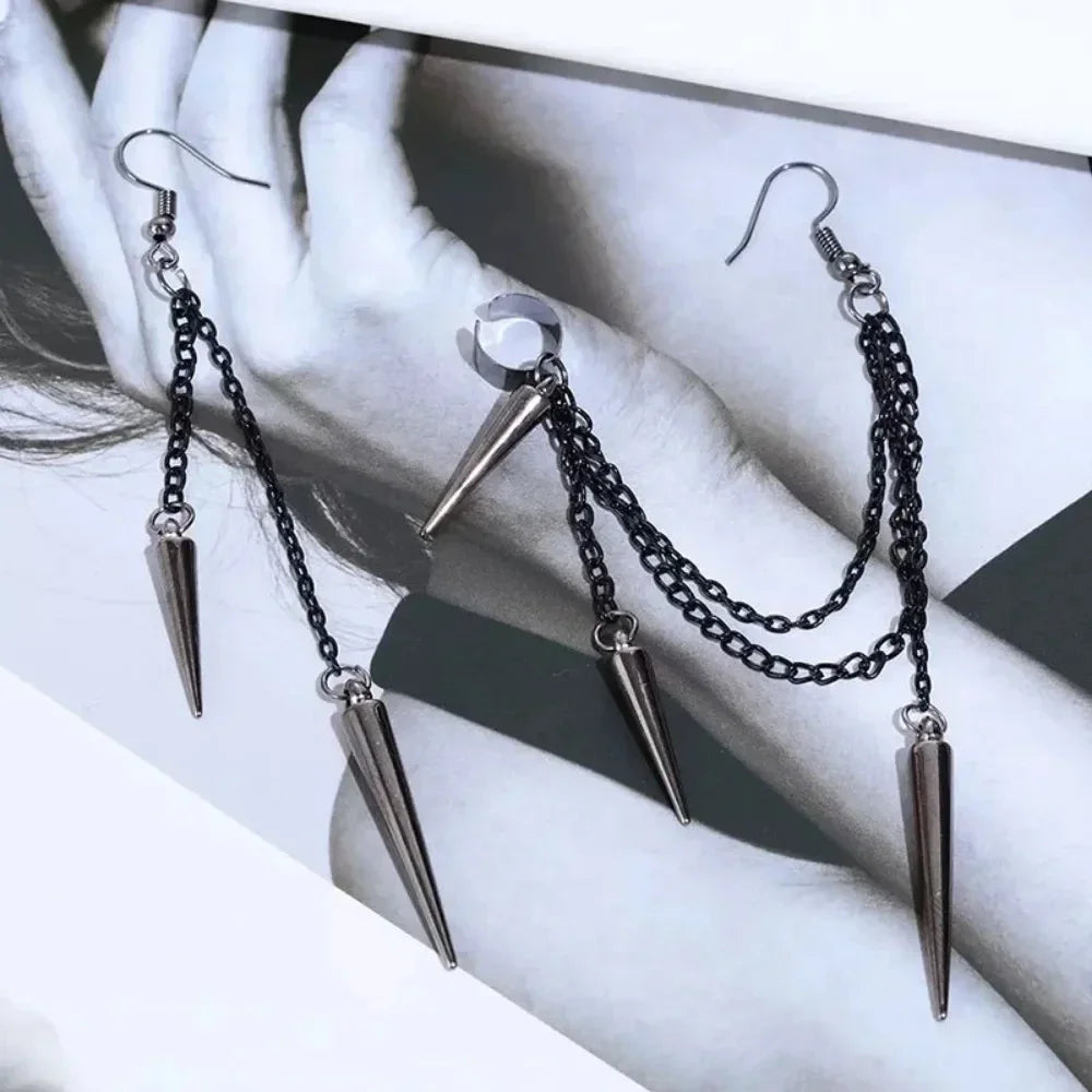 "Calyphene" Bat Drop Earrings