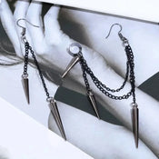 "Calyphene" Bat Drop Earrings width=100 