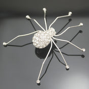 "Arachne" Big Spider Brooch width=100 