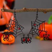 "Corlinne" Spider Bat Earrings width=100 