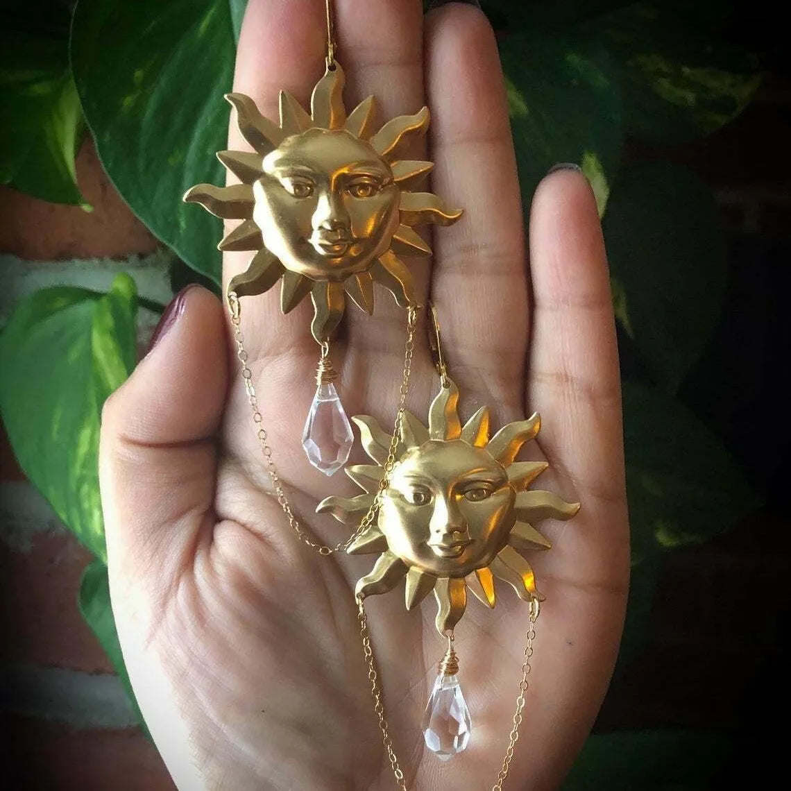 "Liviara" Sun Earrings