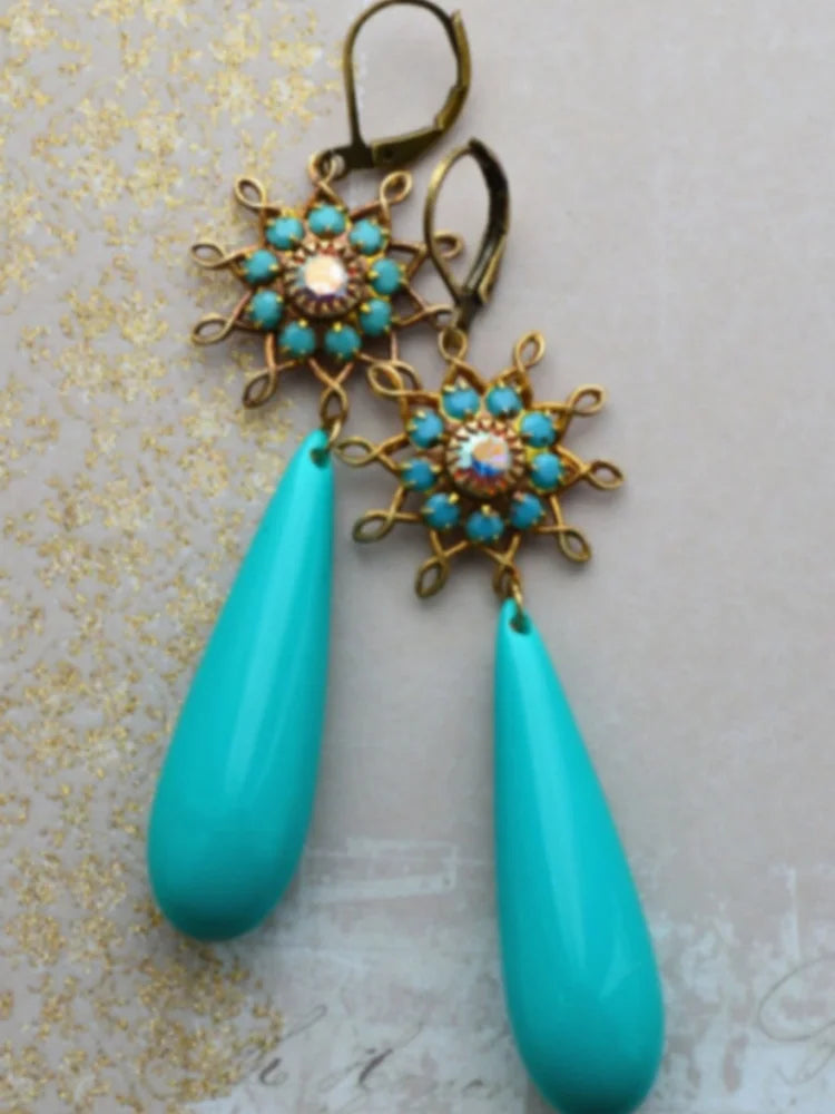 "Marcivelle" Golden  Earrings
