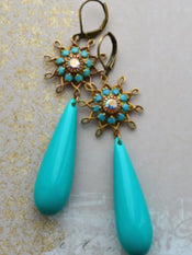 "Marcivelle" Golden  Earrings width=100 