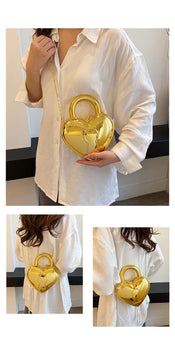 "Drusina" Heart Padlock Handbag width=100 