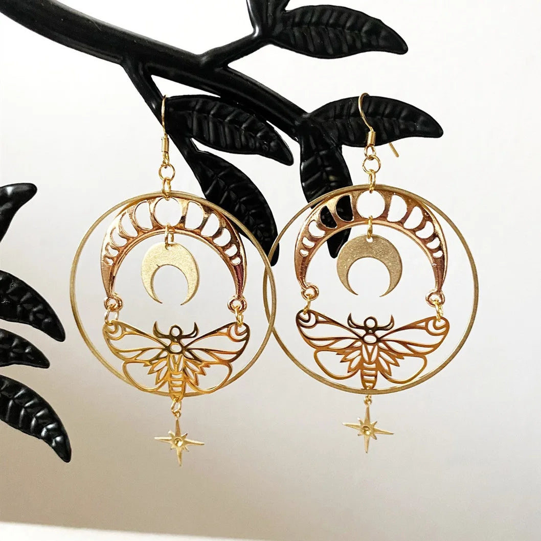 "Luminisse" Moth Earrings Collection