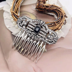 "Lumirosa" Rhinestone Hair Clip